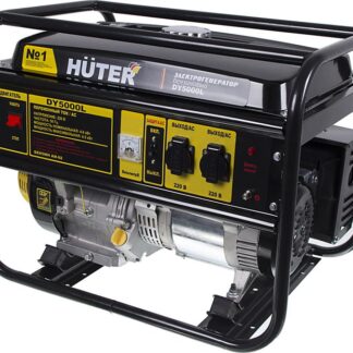 Бензогенератор DY5000L 1ф 4000Вт ручной стартер HUTER 64/1/5