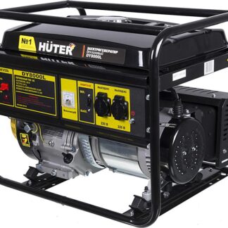 Электрогенератор DY8000L 1ф 6500Вт ручной стартер HUTER 64/1/33