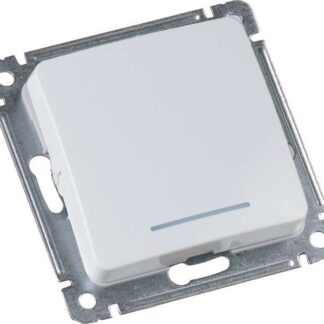 Механизм кнопки звонковой СП 1-кл 16А 250В с индик. бел. HEGEL ВС10-432