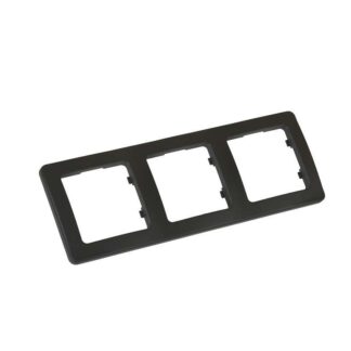 Рамка 3-м СП черн. HEGEL Р403-08
