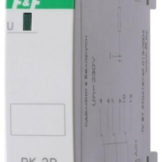 Реле промежуточное PK-3P 48 48В AC/DC 3х8А 3NO/NC IP20 1 модуль монтаж на DIN-рейке F&F EA06.001.022
