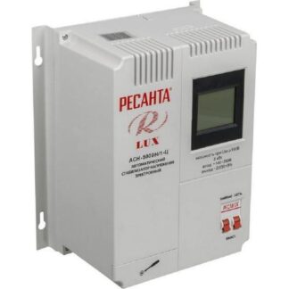Стабилизатор напряжения АСН-5000 Н/1-Ц Lux 1ф 5кВт настен. IP20 Ресанта 63/6/16