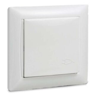 Розетка 1-м VALENZO защ. крышка с заземл. 6114 бел. ASD / IN HOME 4690612006376
