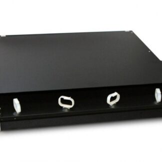 Патч-панель FO-19BX-1U-D1-3хSLT-W120H32-EMP универс. пустой корпус 1U; 1 выдвиж. лоток (drawer 1U) 3 слота 3х1 вмещает 3 FPM панели с адаптер. или 3 CSS оптич. кассеты 120х32мм Hyperline 47739
