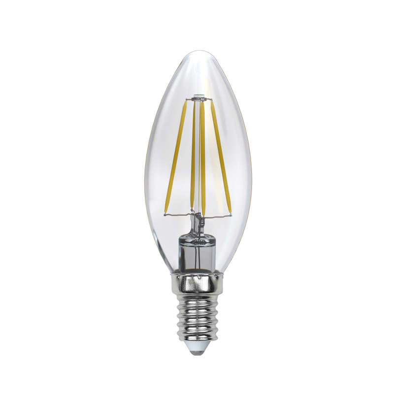 Лампа светодиодная LED-C35-5W/NW/E14 /CL/DIM GLA01TR Air 5Вт свеча прозрачная 4000К нейтр. бел. E14 диммир. (упак. ка...