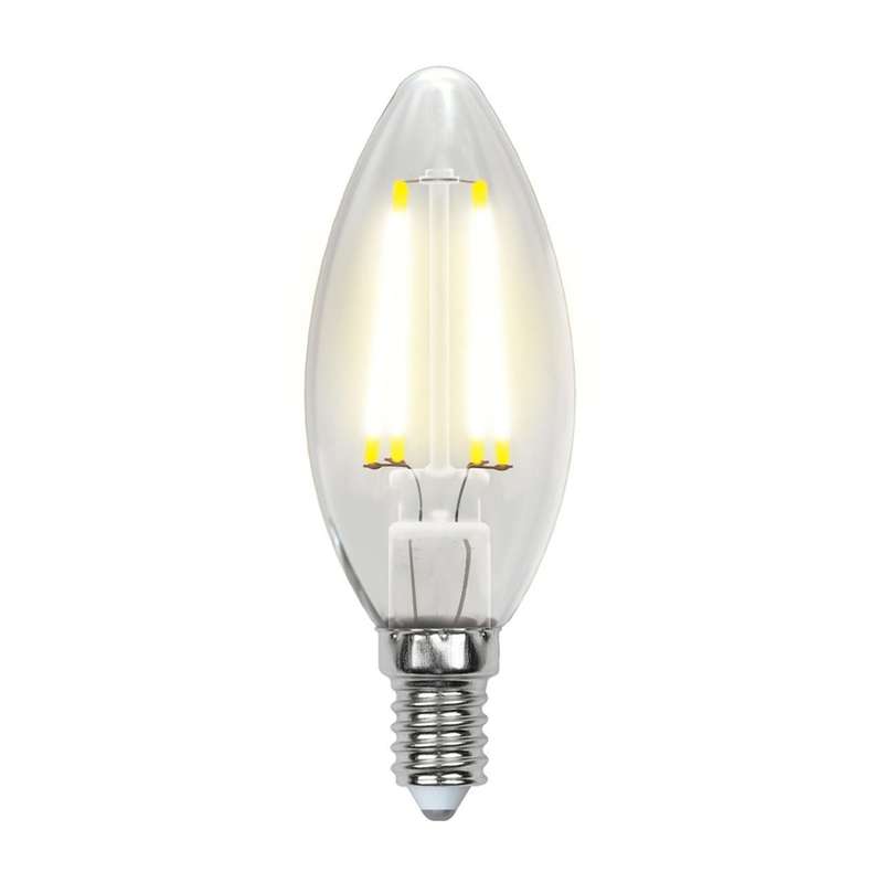 Лампа светодиодная LED-C35-5W/WW/E14/CL/MB GLM10TR форма "свеча" прозр. Multibright свет теплый бел. 3000К 100-50-10 ...