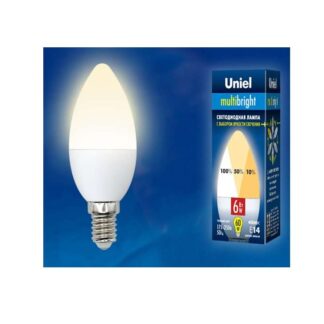 Лампа светодиодная LED-A60-10W/WW/E27/FR/MB PLM11WH Multibright 10Вт грушевидная матовая 3000К тепл. бел. E27 100-50-...
