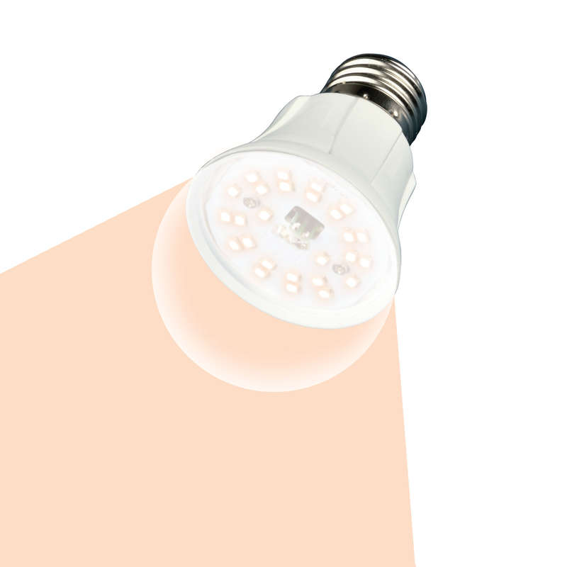 Лампа светодиодная LED-A60-10W/SPFR/E27/CL PLP01WH 10Вт A60 грушевидная прозрачная для растений (упак. картон) Uniel ...