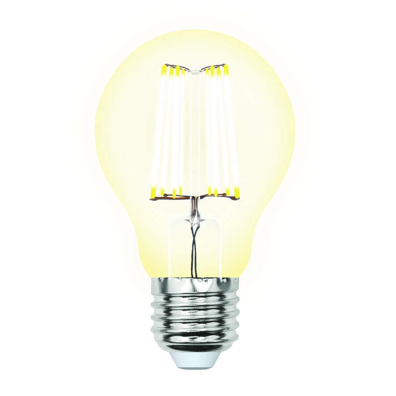 Лампа светодиодная LED-A60-10W/WW/E27/CL грушевидная PLS02WH форма "A" прозр. Sky свет теплый бел. 3000К упак. картон...