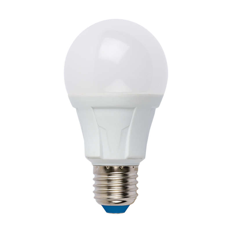 Лампа светодиодная LED-A60 8W/WW/E27/FR PLP01WH Яркая 8Вт грушевидная матовая 3000К тепл. бел. E27 (упак. картон) Uni...
