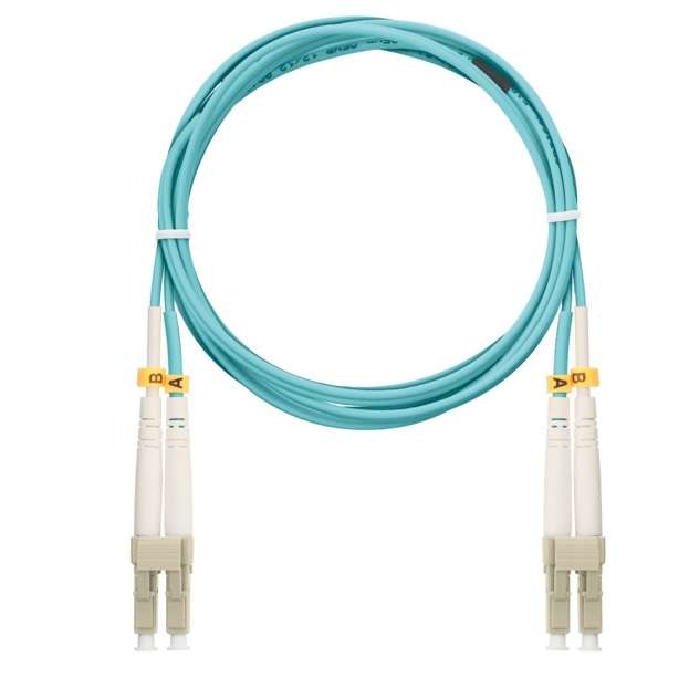 Патч-корд NMF-PC2M3C2-LCU-LCU-005 волоконно-оптический (шнур)соед. 50/125 (ОМ3) LC/UPC-LC/UPC двойн. LSZH нг(В)-HFLTx...