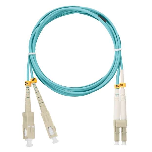 Патч-корд NMF-PC2M3C2-SCU-LCU-002 волоконно-оптический (шнур)перех. 50/125 (ОМ3) SC/UPC-LC/UPC двойн. LSZH нг(В)-HFLT...