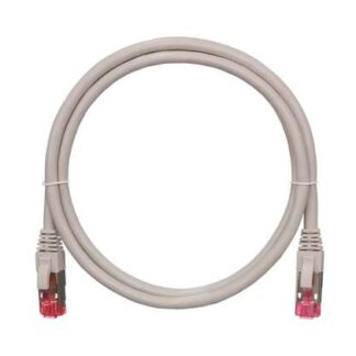 Патч-корд S/FTP 4 пары кат.6a (класс Ea) 500МГц 2хRJ45/8P8C BC (чистая медь) 26AWG (7х0.165мм) LSZH нг(А)-HFLTx сер. 10м NIKOMAX NMC-PC4SA55B-100-C-GY