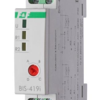 Реле импульсное BIS-419i (установка на DIN-рейку; 4 режима работы; управление двумя нагрузками; для нагрузки с больш. пусков. током (160А/20мс)) F&F EA01.005.021