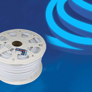 Лента светодиодная ULS-N21-2835-120LED/m-8mm-IP67-220V-8W/m-50M-BLUE NEON 120LED/м син. 8Вт/м IP67 220 8мм гибкая гер...