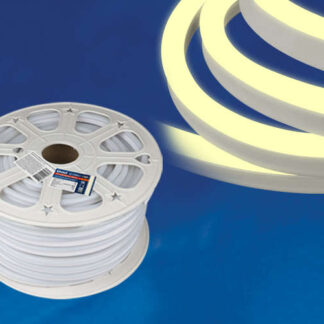 Лента светодиодная ULS-N21-2835-120LED/m-8mm-IP67-220V-8W/m-50M-WW NEON 8Вт/м 120LED/м тепл. бел. IP67 220В 8мм гибка...