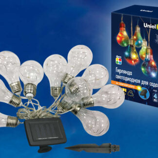 Гирлянда садовая USL-S-126/PT4000 BULBS IP44 солнечная батарея Uniel UL-00003332
