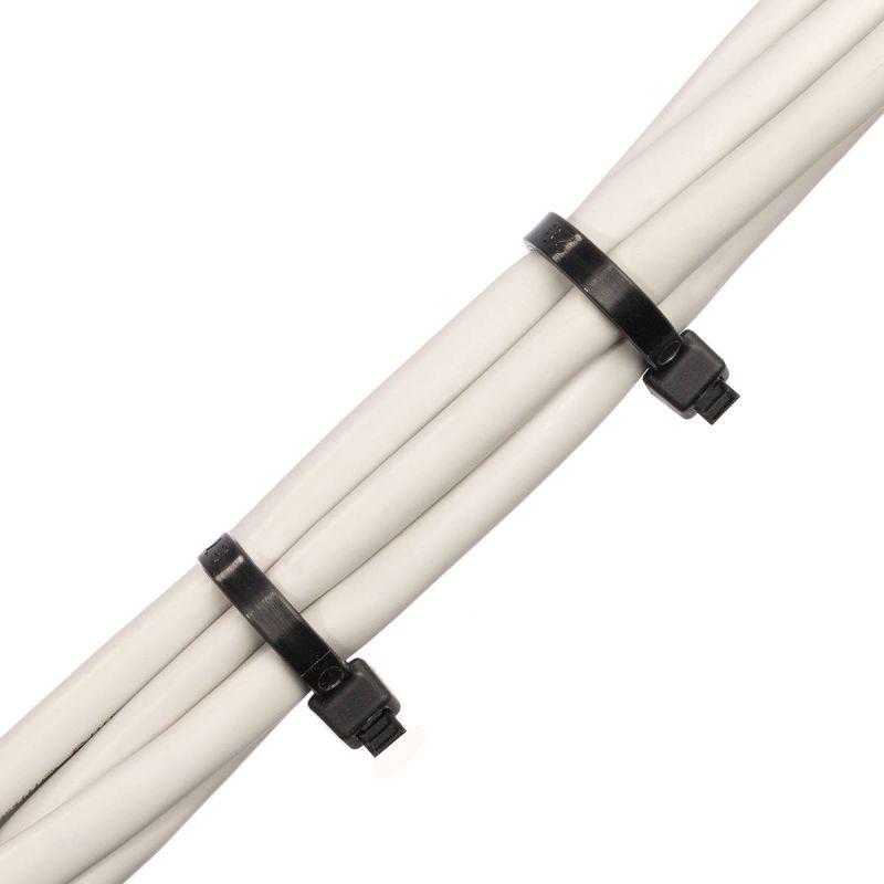 Хомут кабельный КСС 8х250 нейл. черн. (уп.100шт) Fortisflex 50282
