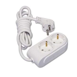 Удлинитель 2х15м с заземл. 16А IP20 защ. шторки Makel N2210093