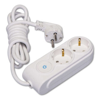 Удлинитель 2х10м с заземл. 16А IP20 с выкл. защ. шторки Makel N2310083