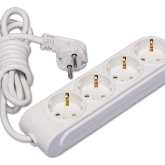Удлинитель 4х3м с заземл. 16А IP20 ПВС 3х1.5 защ. шторки Makel N4210044