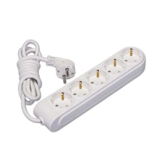 Удлинитель 5х5м с заземл. 16А IP20 защ. шторки Makel N5210063