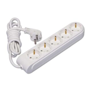 Удлинитель 5х10м с заземл. 16А IP20 защ. шторки Makel N5210083