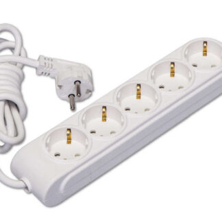 Удлинитель 5х15м с заземл. 16А IP20 защ. шторки Makel N5210093