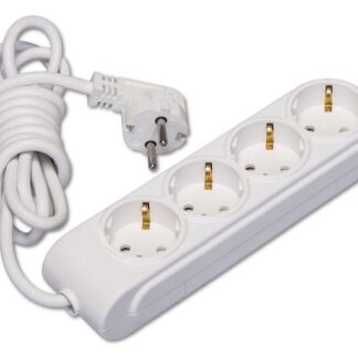 Удлинитель 4х7м с заземл. 16А IP20 ПВС 3х1.5 защ. шторки Makel N4210074