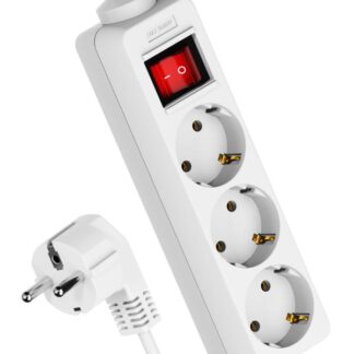 Удлинитель 3х3м с заземл. 10А IP20 ПВС 3х1 с выкл. КОСМОС YKsm3m-3g-Z-V(K)