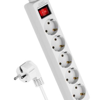 Удлинитель 5х5м с заземл. 16А IP20 ПВС 3х1 с выкл. КОСМОС YKsm5m-5g-Z-V(K)