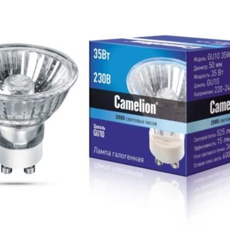 Лампа галогенная JCDRC 220В 35Вт GU10 Camelion 5561
