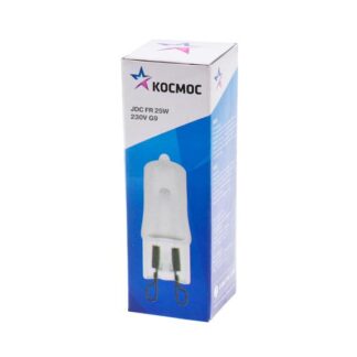Лампа галогенная JDC 25Вт капсула G9 3000К 240В FR КОСМОС LKsmJDC220VFR25W