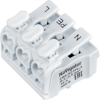 Клемма монтажная 61 072 NTC-CMK-923PL-3 (уп.5шт) Navigator 61072