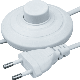 Шнур 61 600 NPS-FS01-170-2х0.5-WH 1.7м с выкл. бел. Navigator 61600