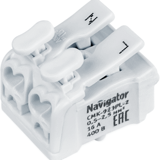 Клемма монтажная 61 690 NTC-CMK-923PL-2-50 (уп.50шт) Navigator 61690