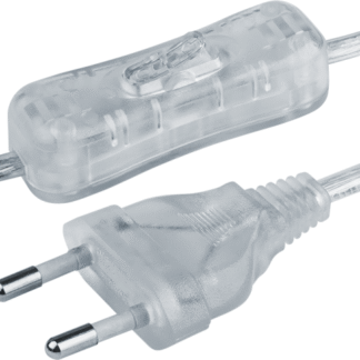 Шнур 61 723 NPS-FS-170-2х0.5-TR 1.7м с выкл. прозр. Navigator 61723