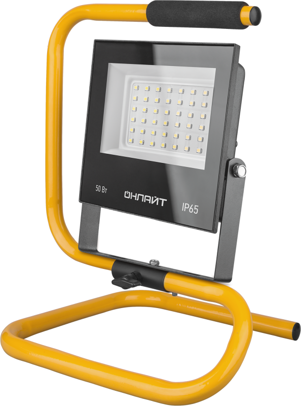 Прожектор светодиодный переносной 61 996 OFL-01-50-4K-GR-IP65-LED-PRL 50Вт 4000К IP65 4250лм ОНЛАЙТ 61996