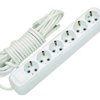 Удлинитель 6х2м с заземл. 16А IP20 Makel MGP182