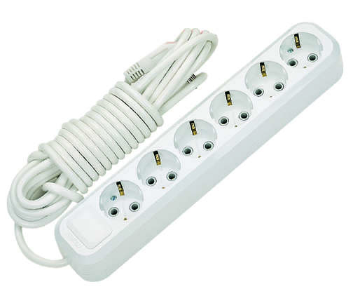 Удлинитель 6х2м с заземл. 16А IP20 Makel MGP182