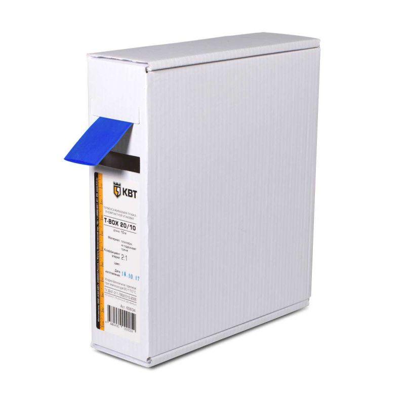 Трубка термоусадочная в евро боксе T-BOX 4/2 красн. (уп.10м) КВТ 65594