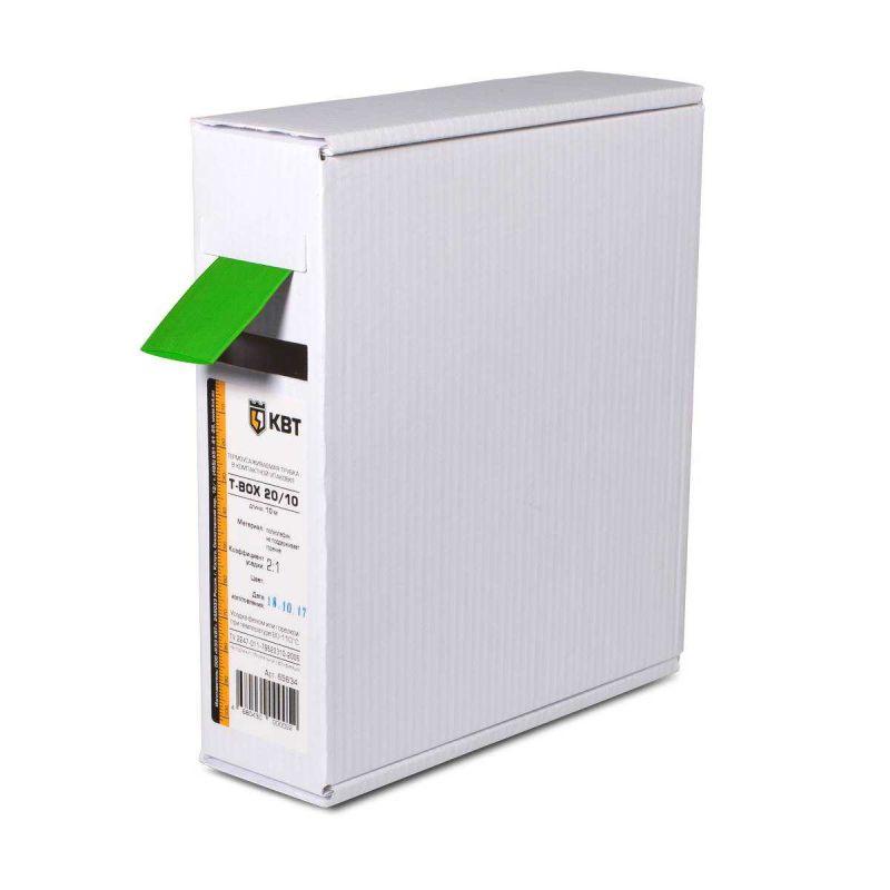 Трубка термоусадочная в евро боксе T-BOX 16/8 красн. (уп.10м) КВТ 65629