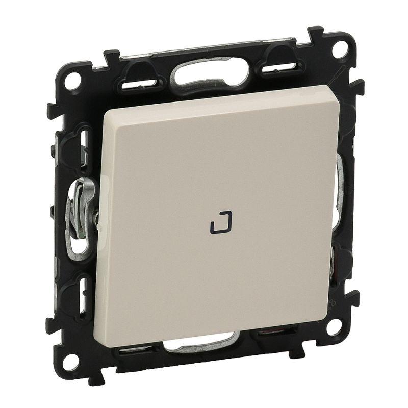 Выключатель 1-кл. СП Valena Life 10А IP20 250В 10AX с индикацией с лицев. панелью безвинтов. зажимы механизм сл. кост...