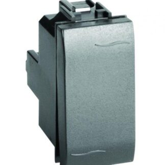 Выключатель кнопочный 1-кл. 1мод. Brava 16А IP20 черн. DKC 77021N