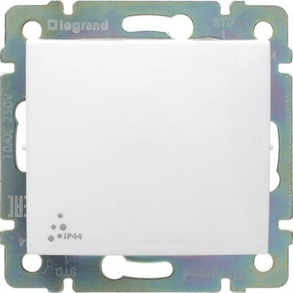 Переключатель проходной 1-кл. СП Valena 10А IP44 250В механизм бел. IEK 774206