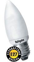 Лампа люминесцентная компакт. 94 085 NCL-C35-09-827-E27 9Вт E27 свеча 2700К Navigator 94085