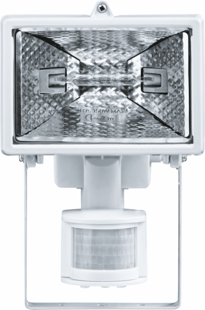Прожектор 94 608 NFL-SH1-150-R7s/WH 150Вт R7s IP44 (ИО 150вт бел. с датчиком движ.) Navigator 94608