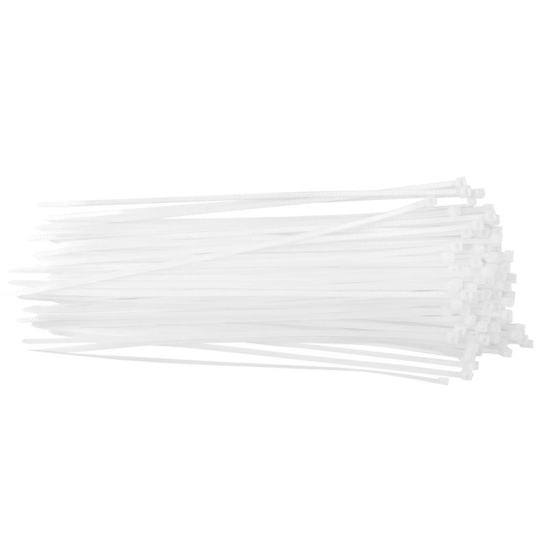 Хомут кабельный V02-1W-2.5х200-100 2.5х200 нейл. бел. (уп.100шт) Volsten 9496
