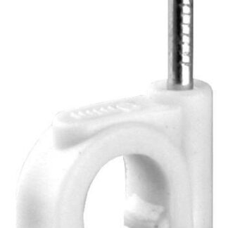 Скоба круглая d7мм V02-6W-1-07-050 пластик. (уп.50шт) Volsten 9543