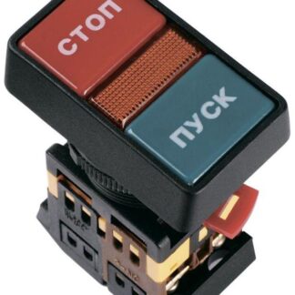 Кнопка PPBB-30N "Пуск-Стоп" d30мм 1з+1р 240В неон IEK BBD21-PPBB-K51